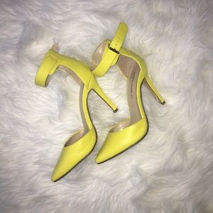 Yellow High Heels, ONLY WORN ONCE, GOOD Condition